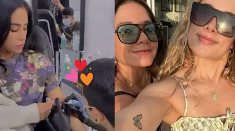 Melissa Paredes Se Tatúa Una Mariposa En El Brazo Muy Similar A La De