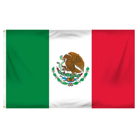 Mexico Flag 3x5 Ft Polyester Etsy