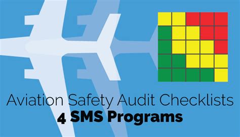 Free Aviation Safety Audit Checklists For Icao Sms Programs