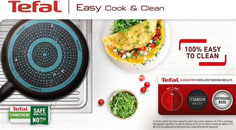 Tigaie Grill Tefal Easy Cook Clean 26 Cm Antiaderent ThermoSignal