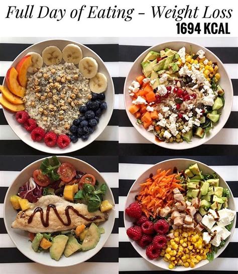 High volume, low energy density, high nutrient. 1500 Calorie MealPlan 🍱 *Swipe 💙DAY4️⃣ = 1536 CALORIES ...