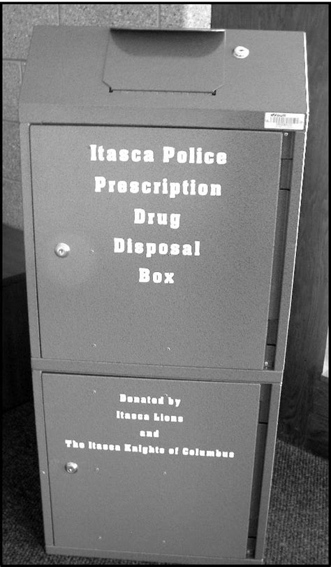 Prescription Drug Disposal Program Itasca Il Official Website