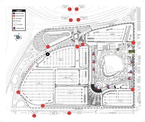 Mets Citi Field Parking Map Stadium Parking Guides