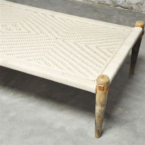 manjhi woven indian daybed day bed bench charpai charpoy
