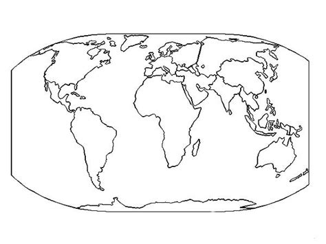 The Very Best World Map Coloring Page Download And Print Online