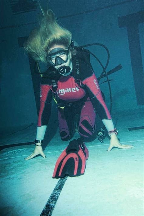 Erg Mooie Duiker Leuk 0006190 Scuba Diver Girls Womens Wetsuit Padi Diving Scuba Diving