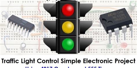 traffic light control electronic project    timer