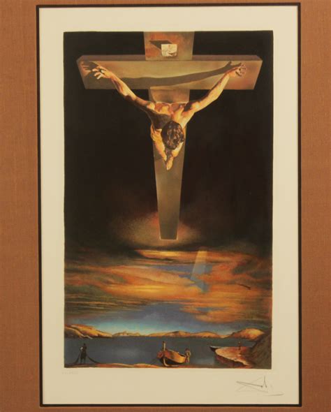 Christ Of Saint John Of The Cross By Salvador Dali Barnebys