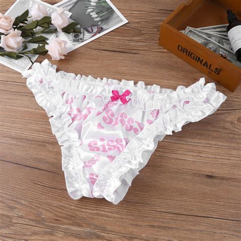 Uk Sissy Mens Panties Bikini Briefs Satin Thong Crossdress Sexy Underwear M Xxl Ebay