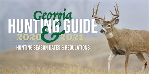 Georgia Hunting Season 2020 2021