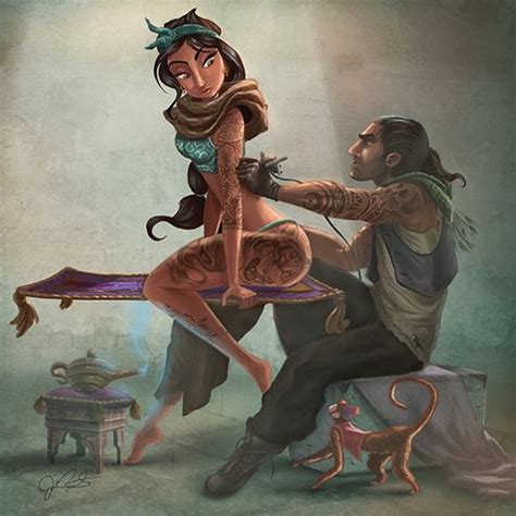 Tattooed Disney Princesses By Joel Santana Album On Imgur