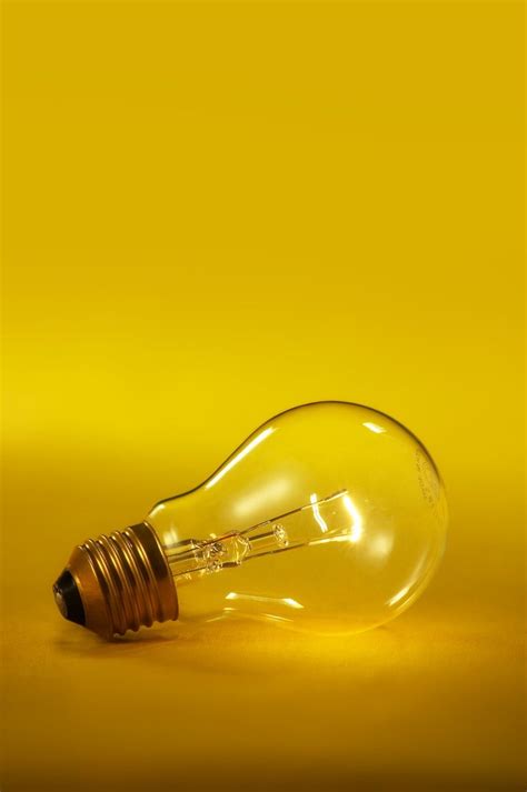Yellow light bulb | Yellow aesthetic, Yellow photography, Yellow ...