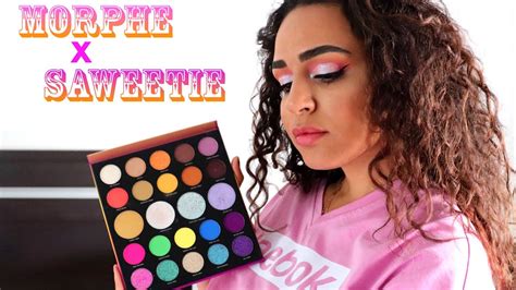 Morphee X Saweetie Make Up Tutorial And Review Youtube
