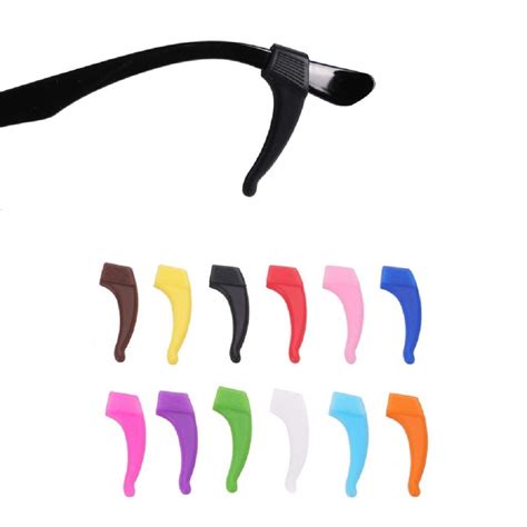 Glasses Ear Hooks 5 Pairs Comfortable Silicone Anti Slip Holder For Glasses For Sports