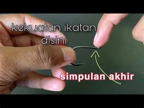 Cara memilih nomor ukuran kail pancing dengan ikan target. Cara Ikat Mata Kail Octopus Hook | How to tie The Octopus ...