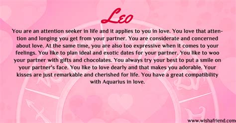 We'll choose quality over quantity every time when it comes to friendships, so there's no doubt you're important to us if we consider you a friend. What does your Zodiac Sign say about your Love Life? - Leo