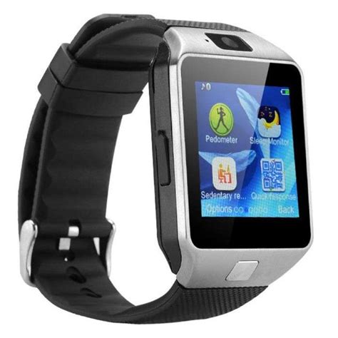 Android Smart Watch Silver Dz09 With Gsm Slot Bluetooth For Ios And Android