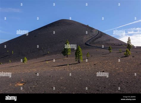 Cinder Cone In Lassen Volcanic National Park The Usa California Stock