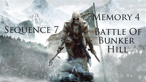 Assassin S Creed Iii Sequence Memory Battle Of Bunker Hill Youtube