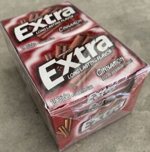 Packs Of Extra Cinnamon Sugarfree Chewing Gum Sticks Pack