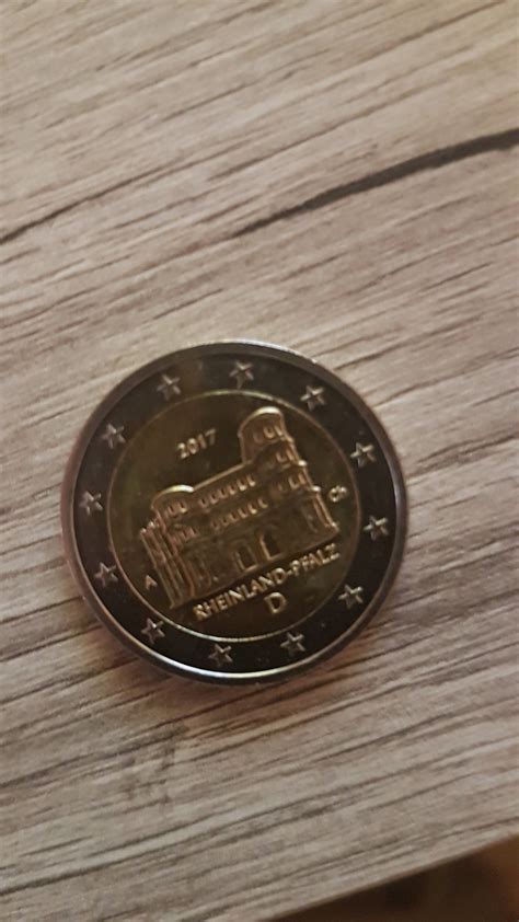 Germany 2 Euro Coin 2017 Rhineland Palatinate Porta Nigra In Trier