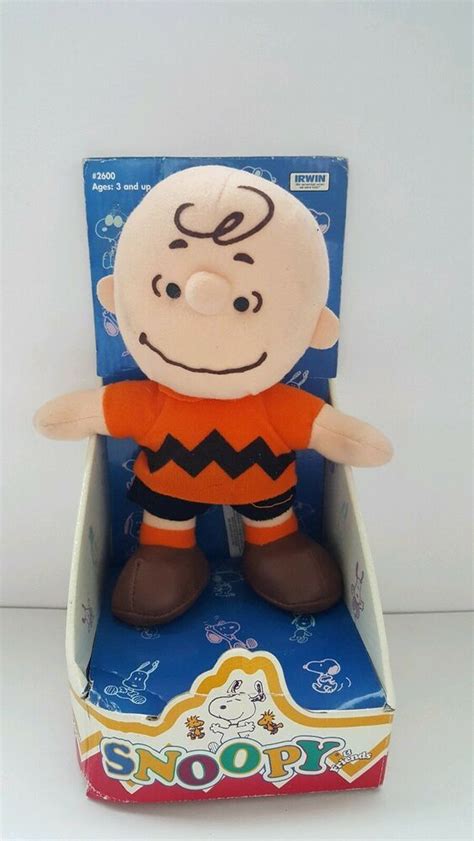 charlie brown 6 plush toy snoopy and friends irwin toy new irwin toys charlie brown snoopy