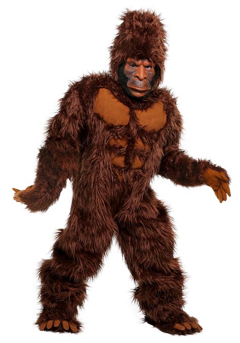 Fantasia De Pé Grande Realista Bigfoot Boys Costume
