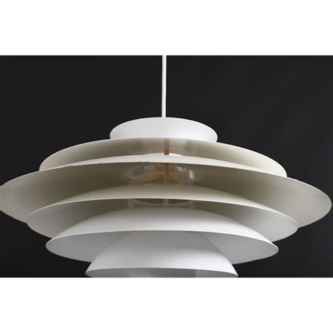 Vintage Danish Layered Pendant Lamp By Formlight Denmark 1960s