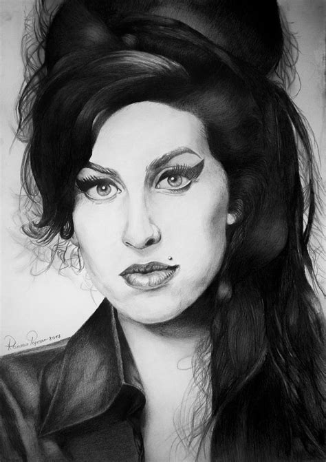 Amy Winehouse Portrait Drawing Portrait Drawing Portraiture Art