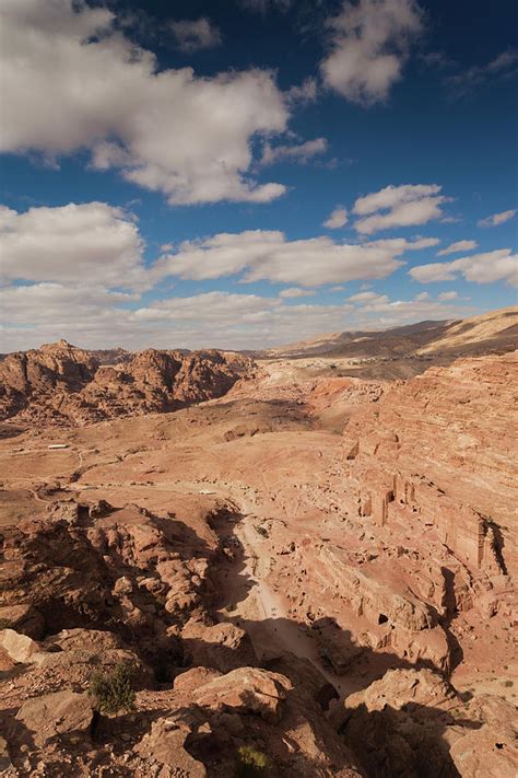 High Angle View Of Petra Valley Photograph By Panoramic Images Fine