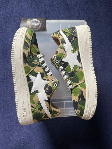 Bape Bape Abc Green Camo Bapestas Grailed