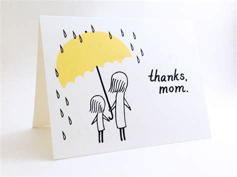 They remind us of nature, spring, sunshine, and new life. Simple Mother's Day Card // Cute I Love You Card for Mum