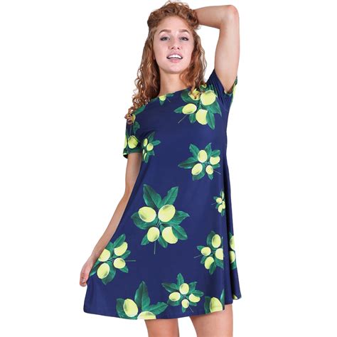 Buy Womens Lemon Print Dress In Stock