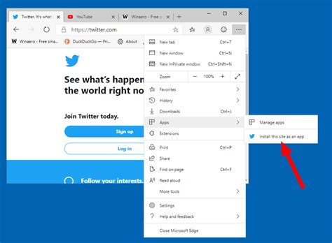 How To Install Pwa Or Site As App On Microsoft Edge In Windows 10