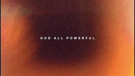 God All Powerful Lyric Video New Wine Worship Youtube