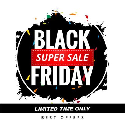 Beautiful Abstract Black Friday Sale Poster Design Vector Vector