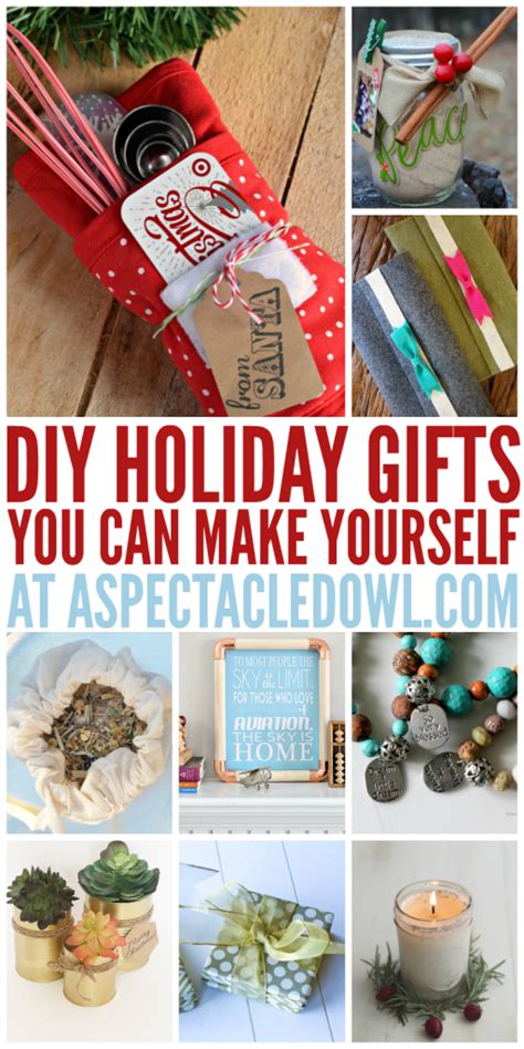 Check spelling or type a new query. 25 DIY Holiday Gifts You Can Make Yourself - A Spectacled Owl