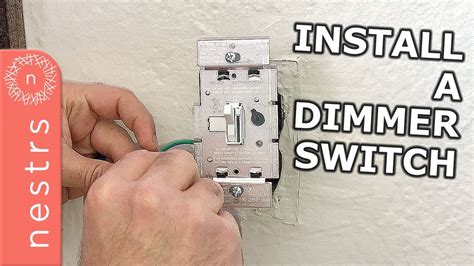 How To Install An Led Dimmer Switch Nestrs Youtube