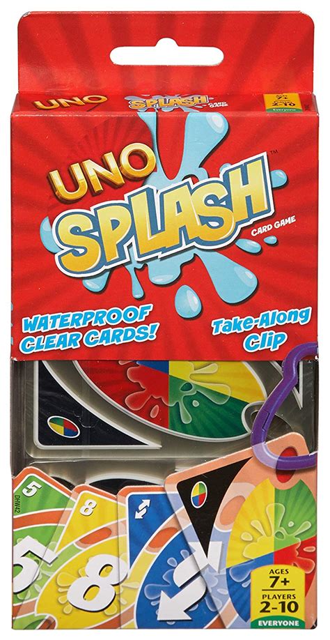 Uno Splash Card Game 699 Best Price Become A