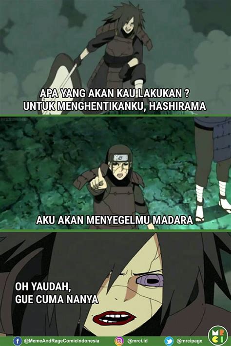 Komik Madara Naruto Bareng Tokoh Meme Ini Kocaknya Nggak Ketulungan