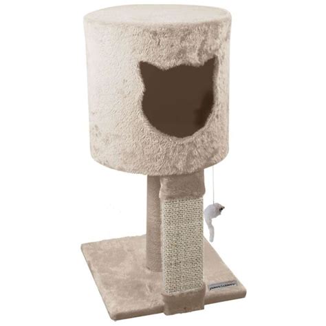 Paws And Claws Catsby Scratching Hideaway Tower Assorted Woolworths