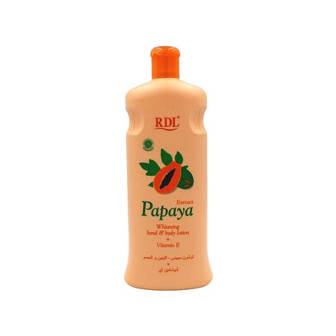 Rdl Whitening Hand And Body Lotion With Papaya Extract 600ml يوشوب Ushop