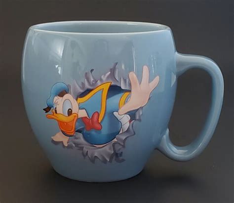 Disney Donald Duck Rear Admiral Mug Blue Coffee Cup Ebay