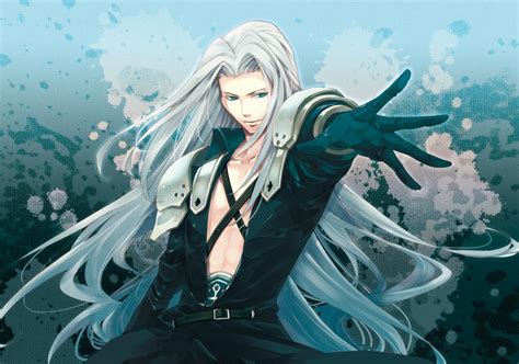 You can also upload and share your favorite black and white anime wallpapers. blue eyes final fantasy final fantasy vii long hair ...