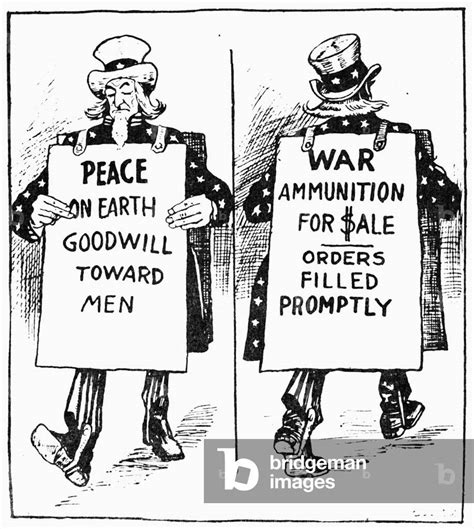 Image Of Cartoon Neutrality C1917 Satirical American Cartoon Comment On Uncle Sams