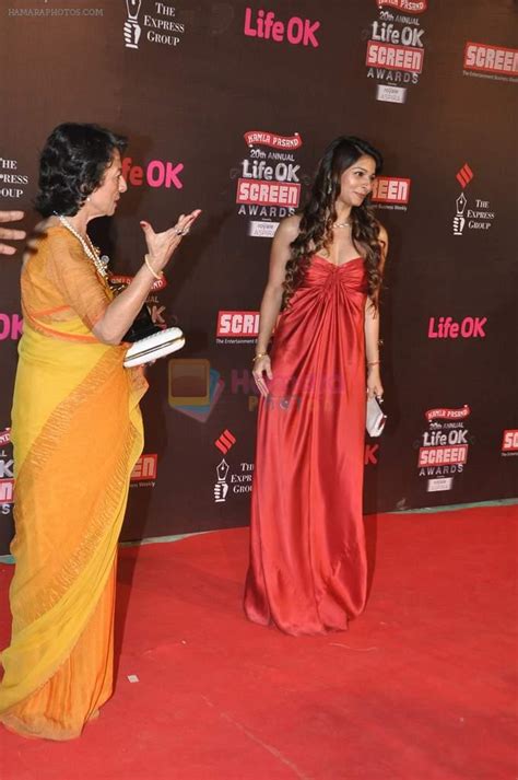 Tanisha Mukherjee Tanuja At 20th Annual Life Ok Screen Awards In