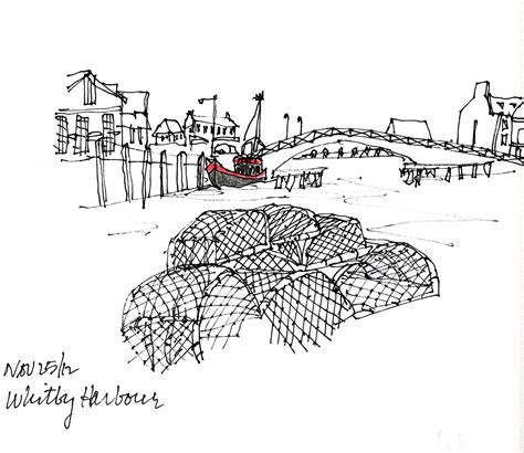 Enjoy Every Day Enjoy Every Urban Drawing Whitby Harbour