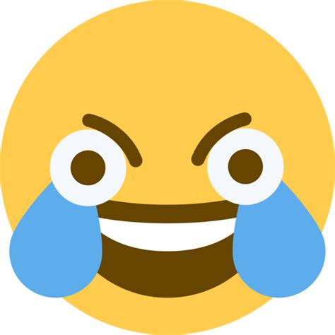 Open Eye Crying Laughing Discord Emoji