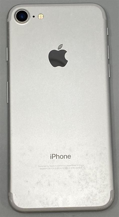 Apple Iphone 7 A1778a1660 128gb Silver Unlocked Gsm See Description