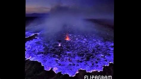 Stunning Blue Lava Volcano In Indonesia Youtube